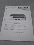 Sanyo Service Manual FT603 Car Stereo Player WM-4008. Fixed Price $6.60.