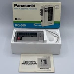 Panasonic RQ-360 Vintage Mini Cassette Recorder Voice Activated System Read. Fixed Price $17.95.