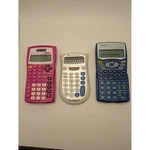 Calculator Lot Of TI-30X Iis Pink TI-1706SV Sharp EL-531RH Scientific. Fixed Price $19.99.