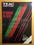 Teac Cassette Deck Catalog 1984 R666X R555 There Stains Scratches P8. Fixed Price $37.96.