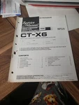 Pioneer CT-X6 CTX6 Tape Deck Service Manual **original**. Fixed Price $15.92.