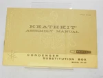 Heathkit Assembly Manual Condenser Substitution Box IN-22 (original). Fixed Price $20.00.
