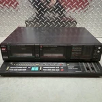 Aiwa AD-W20 Stereo Double Dual Cassette Deck Vintage For Parts Repair Powers On. Fixed Price $149.99.