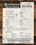 Hitachi HRD-MD05 Stereo Service Manual *original*. Fixed Price $14.97.