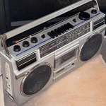 Vintage Sanyo M-9927K Boombox Rare Iconic Cassette Recorder Radio Ghetto-blaster. Fixed Price $225.00.