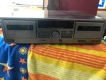 Vintage Jvc TD-W215 Double Cassette Deck Dual Tape Player Recorder. Fixed Price $40.00.