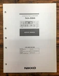 Nikko NA-550 Amplifier Service Manual *original*. Fixed Price $29.97.
