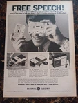 General Electric Tape Recorder M8300 M8320 M8350 1968 Vintage Print Ad. Fixed Price $9.99.