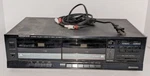 Kenwood Stereo Double Cassette Deck KX-56W. Fixed Price $34.99.