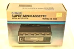 Cassette Tape Player Nos Vintage Kraco Model KS-960E Mini Standard Kassette. Fixed Price $89.95.