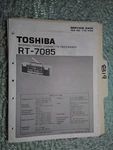 Toshiba RT-7085 Service Manual Original Repair Book Stereo Radio Boombox. Fixed Price $25.00.