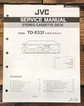 Jvc TD-X331 Cassette Service Manual *original*. Fixed Price $14.97.