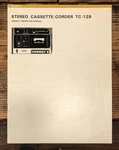 Sony TC-129 Cassette Owners / User Manual *original*. Fixed Price $19.97.