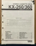 Original Yamaha Service Manual For Kx Model Cassette Tape Decks Select One. Fixed Price $9.98.
