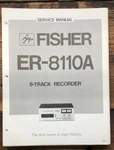 Fisher Track Recorder Service Manual *original*. Fixed Price $14.97.