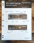 Kenwood KX-56W KX-56CW Cassette Service Manual *original*. Fixed Price $19.97.