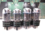 6SN7 Gtb Sylvania Nos"same Date Code"platinum Matched Quad,,nato SPECSTV7 Tested. Fixed Price $297.74.
