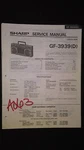 Sharp GF-3939 D Service Manual Original Repair Book Boombox Ghettoblaster Tape. Fixed Price $19.98.