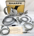 Sharpe Stereo Headphones With Original Box & Cords HA-10A 8 Ohms. Fixed Price $59.99.