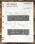 Kenwood KX-W6050 Cassette Service Manual *original*. Fixed Price $19.97.