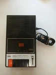 Vintage Sears Solid State Cassette Recorder With Ac Power & Condenser Mico. Fixed Price $27.00.