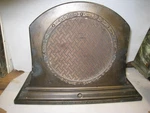 Antique 1927 Rca Model 100 Art Deco Metal Case Tube Radio Speaker. Fixed Price $89.00.