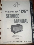 Fisher 125 Ax Service Manual Amplifier Original. Fixed Price $29.99.
