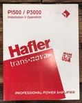 Hafler Trans-nova P1500 P3000 Amplifier Owners / User Manual *original*. Fixed Price $34.97.