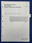 Original Harman Kardon PM655 Integrated Amplifier Technical - Service Manual. Fixed Price $19.95.