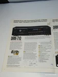 Denon Cassette Decks Brochure Great Cosmetic Condition Printed Japan. Fixed Price $25.00.
