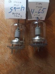 Vintage Pair Eimac 4-65A 8165 Tubes, Transmit, Fil. Tested Good, #4. Fixed Price $19.00.