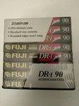 Sealed 8 Pack Fuji Dr-i 90 Minute Audio Cassette Tapes Blank Extraslim Case.. Fixed Price $14.39.