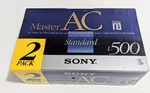 Sony Beta Cassette New & Sealed Master Standard L-500 Made In Japan. Fixed Price $35.00.