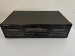 Pioneer Stereo Double Cassette Deck CT-W301 (for Parts). Fixed Price $36.00.