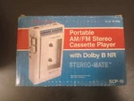 Realistic Stereo-mate SCP-10 Cassette Player Radio Am/fm New Open Box Pls Read. Fixed Price $99.99.