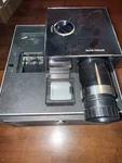 Bell & Howell Cube Projector 981Q Auto Focus Working W/ Remote Slides. Fixed Price $88.00.