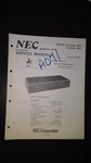 Nec AV-200E Bu Bc Service Manual Original Repair Stereo Center Audio Video. Fixed Price $30.00.