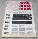 Tandberg 3012 3002 3006 Amplifiers Original Technical Paper L057. Fixed Price $14.79.