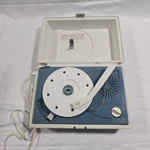 Vintage RP3020B Solid State Portable Record Player White Blue 4 Speed Parts. Fixed Price $24.99.