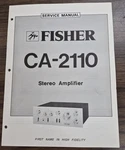 Fisher CA-2110 Amplifier Service Manual Oem. Fixed Price $9.00.