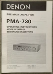 Original Denon Pre-main Amplifier PMA-730 Operating Instruction Book. Fixed Price $15.50.