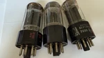 3 Nos 6BX7GT Black Plates D Getters For Rca, Motorola &. Fixed Price $60.00.