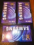 3 Blank Samsung Hg T-120 Vhs 6-HOUR Sealed Tapes. Fixed Price $9.99.