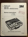 Wollensak 2851AV Cassette Tape Recorder Service Manual Oem Vintage 3M Diagrams. Fixed Price $24.99.
