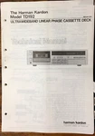 Hk Harman Kardon TD-192 Cassette Service Manual *original*. Fixed Price $19.97.
