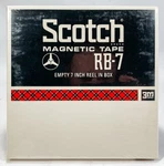 3M Scotch Empty 7" Reel To Tape In Box RB-7 Professional Nos Sealed. Fixed Price $10.99.