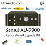 Sansui AU-9900 Rebuild Restoration Recap Service Kit Repair Filter Capacitor. Fixed Price $245.00.