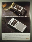 1987 Sanyo TRC3550 Dictating Machine Ad. Fixed Price $19.99.