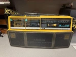 Vintage Magnavox D8300 Boombox Radio Dual Cassette Recorder Black & Yellow Works. Fixed Price $168.00.