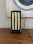 12 New Box Colonial Metallic Gold 56 Handipt Taper Dinner Candles. Fixed Price $38.95.